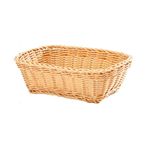 Zicco Plastik 23x19x8 cm Açık Renk Dikdörtgen Ekmek Sepeti