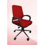 Ziena Ofis Çalışma Sandalyesi Tekerlekli, Kırmızı