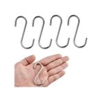 Zift Unique 10 Adet Metal Renk S Kanca - Çok Amaçlı S Demir Kanca - 7,5cm Banyo & Mutfak Kanca Diğer