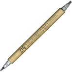 Zig 102 Metalik Tonlar 2 mm 3,5 mm Silver Çift Taraflı Kaligrafi Kalemi