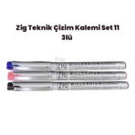 Zig 11 3'lü 0,05 mm Teknik Çizim Kalem Set