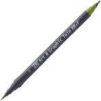 Zig 57 Art Graphic Olive Green Twin Marker Çizim Kalemi