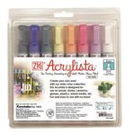 Zig Acrylista Kesik Uç Green Ap Marker 6 mm Akrilik Boyama Kalemi