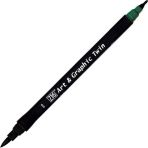 Zig Art Graphic Twin Marker 38 Marine Green Çizim Kalemi