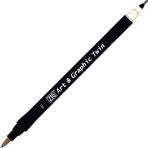 Zig Art Graphic Twin Marker 87 Gray Brown Çizim Kalemi