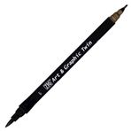 Zig Art&Graphic Twin 077 Deep Brown Teknik Çizim Kalemi