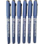 Zig Drawing Pen Çizim Kalem seti-Set 6 Kalem - Renkli