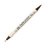 Zig Fabricolor Twin Brush Dark Brown Kumaş Boyama Kalemi