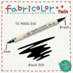 Zig Fabricolor Twin Brush Pen Black Kumaş Boyama Kalemi
