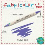 Zig Fabricolor Twin Çift Uçlu Kumaş Boyama Kalemi VIOLET