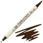 Zig Fabricolor Twin Çift Uçlu Kumaş Tekstil Boyama Kalemi Dark Brown