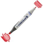 Zig KC-3000N 218 Red Kurecolor Twin Marker Kalem