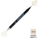Zig Kurecolor CNKC-2200 Warm Gray 2 W.03 Fine Brush For Manga Çift Taraflı Marker Kalem