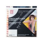 Zig Kurecolor Fine & Brush for Manga Flesh & Neutral Tones 12 Renk