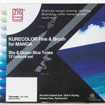 Zig Kurecolor Fine & Brush for Manga Sky & Ocean B
