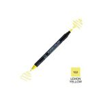 Zig Kurecolor Mangaka Fine & Brush CNKC-2200 102 Lemon Yellow Çift Taraflı Markör Kalem
