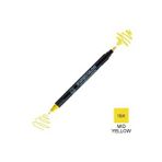 Zig Kurecolor Mangaka Fine & Brush CNKC-2200 104 Mid Yellow Çift Taraflı Markör Kalem