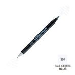 Zig Kurecolor Mangaka Fine & Brush CNKC-2200 351 Pale İceberg Blue Çift Taraflı Markör Kalem