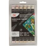 Zig Kurecolor Twin Naturel Colors 12'li Marker Set KC-3000N/12B10 - Siyah