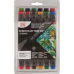 Zig Kurecolor Twin S Çift Uçlu Marker Kalem Seti 12 Renk Deep Colors