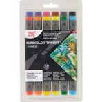 Zig Kurecolor Twin S Kc-3000/12B1 Basic Colors