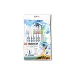 Zig-Kuretake Suluboyaya Giriş Monet 6 Renk + Fırça Kalem + 2 Eskiz + 3 Düz Kağıt