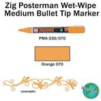 Zig Posterman Wet-Wipe Sıvı Tebeşir Kalemi TURUNCU