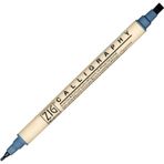 Zig Scroll Brush 092 Steel Gray Kaligrafi Kalemi