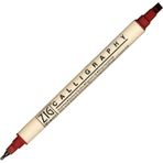 Zig Scroll Brush 203 Antique Burgundy Kaligrafi Kalemi