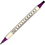 Zig Scroll Brush 801 Aubergine Kaligrafi Kalemi