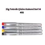 Zig Set 14 4'lü 0,1 mm Teknik Çizim Kalem