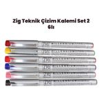 Zig Set 5 6'lı 0,5 mm Teknik Çizim Kalem