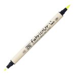 Zig TC-4000 001 Fluorescent Yellow Fabricolor Twin Çift Uçlu Kumaş Kalemi