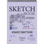 Zigana B5 Spiralli Eskiz Defteri – 50 Yaprak 120 G Çizim Kağıdı Sketchbook