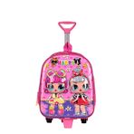 Zigga 00020 Pembe Happy Lol Bebek Kız Çocuk Çekçekli Anaokulu Sırt Çantası