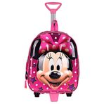 Zigga 00029 Pembe Mickey Mouse Kız Çocuk Çekçekli Anaokulu Sırt Çantası