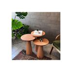 Zigon Mantar Sehpa Mushroom, Üçlü, Kayın