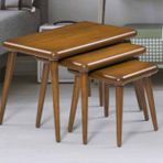 Zigon Osm 18258 Class Model Klasik Sehpa Ceviz Ahsap Kayin Retro Ayak El Yapim