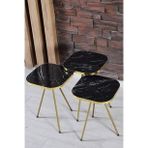 Zigon Sehpa Metal Ayak Kr. Altın Bendir