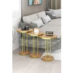 Zigon Sehpa Terra Gold Ceviz