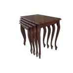 Zigon St 17632 Klasik Model Sehpa Parlak Ceviz Nature Kayin Aslan Ayak El Yapim