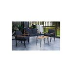 Zigonzi Bahçe Mobilyası 2+1+1 Selvi Bahçe Takımı Metal Balkon Takımı