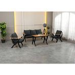 Zigonzi NARİN 3+1+1+MASALI BALKON TAKIMI Antrasit