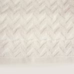Zigzag%100 Pamuk El Havlusu 30x40 cm Beyaz
