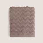 Zigzag%100 Pamuk Yüz Havlusu 50x80 cm Lila