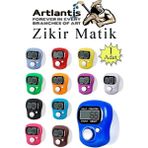 Zikirmatik 1 Adet Hediyelik Dua Tespihat Sayacı Tesbih Pilli LCD Ekranlı Parmak Yüzük Zikir Matik - Renkli - Standart