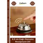 #Zil Gümüş Renk 8.5cm Metal Masa Lobi Otel Ofis Çağrı Servis Danışma Tezgah Resepsiyon Zili