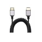 Zilevo Hdmi Spiral Yaylı Uzayabilen Fullhd 4K 60Hz Uhd Kablo (0.5-2 Metre) Hllgroup 990396