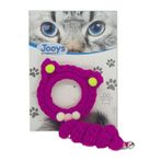 Zilli Kedi Örgü İpi 15 Cm Pembe