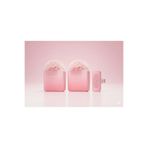 Zilvana PuffMic Pembe Tüylü Kablosuz 2'li Yaka Mikrofonu Type-C Lighting Uyumlu Canlı Yayın Mikrofonu